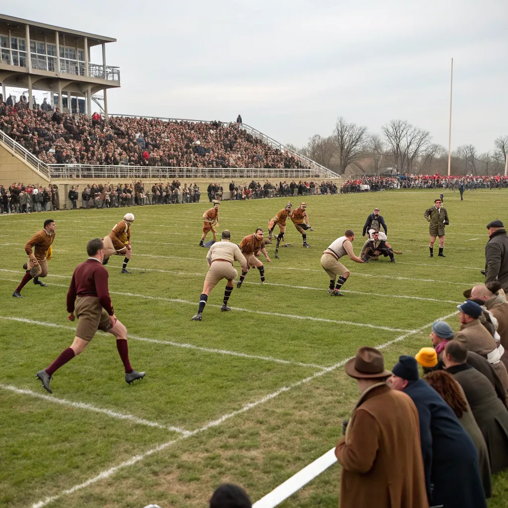 Historical rugby game